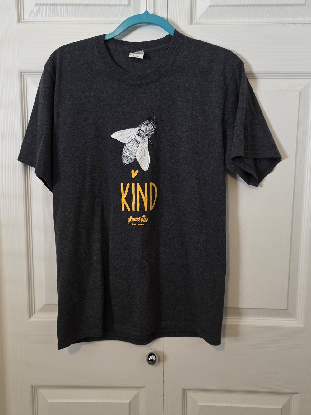 Dark Gray 'Kind' Bee Graphic Tee